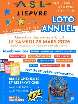 Image du loto Loto annuel asl liepvre