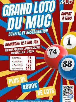 Affiche du loto Grand Loto du MUC