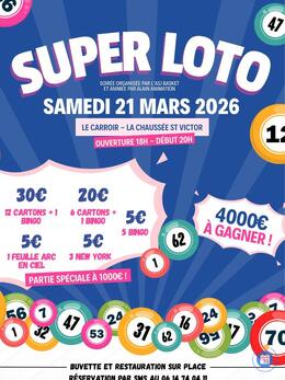 Image du loto Super loto du basket ball de la chaussee st victor 41260