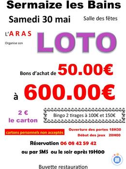 Affiche du loto Loto bingo carton plein
