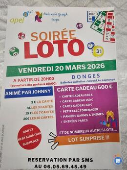 Image du loto Loto école St Joseph Donges