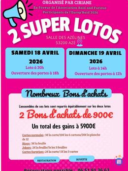 Affiche du loto DOUBLE LOTO animation ciriane