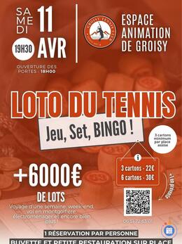Image du loto LOTO du Tennis Club de Groisy
