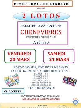 Image du loto Loto du Foyer Rural de Laronxe