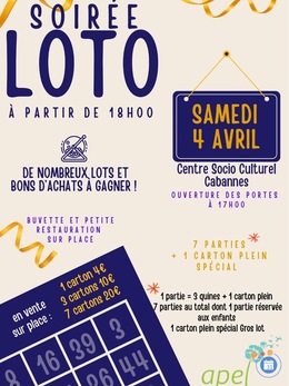 Image du loto Soirée loto école