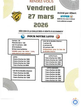 Image du loto Loto ecommoy football club