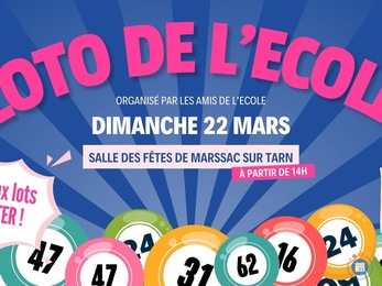 Image du loto Loto de l’école de Marssac