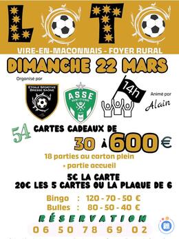 Image du loto Loto Etoile Sportive Bresse Saone et A.S. St Etienne