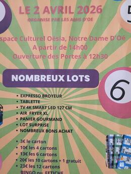 Image du loto Loto des Amis d'oe