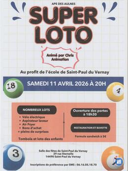 Image du loto Super loto ape des aulmes anime par chris animation