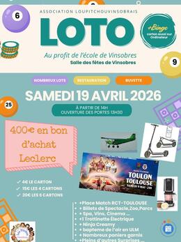 Image du loto Loto annuel de l'école