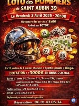 Image du loto Loto des Sapeurs-Pompiers