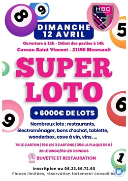 Affiche du loto Loto HBC Meursault