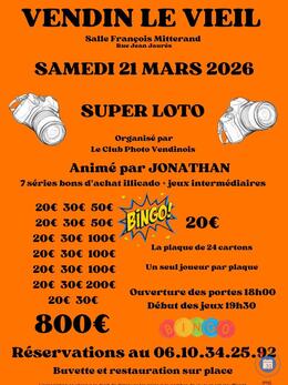 Image du loto Super loto du club photo