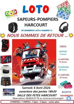Image du loto Loto des sapeurs-pompiers HARCOURT