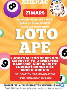 Image du loto Loto APE de Seilhac