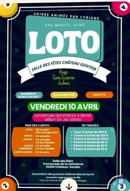 Affiche du loto Loto animation ciriane