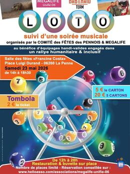 Affiche du loto Loto suivi d'une soirée musicale