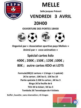 Image du loto loto'ASPM MELLE'animé par'coco animation'