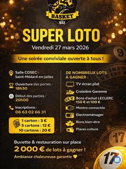 Image du loto Loto - saint medard basket