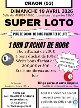 Image du loto Super loto pour le CHU chaillou