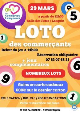Image du loto Loto des commerçants de Lesquin