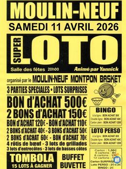 Affiche du loto Loto du Basket