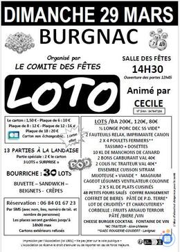 Image du loto loto du cd fetes de burgnac anime par cecile