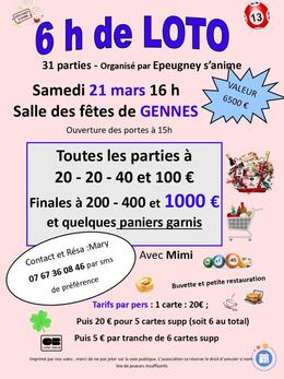 Image du loto 6 heures de LOTO