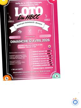 Affiche du loto Super loto animé par animloto35 bernard