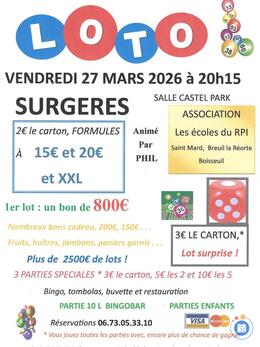 Image du loto Super loto rpi st mard,breuil la reorte, boisseuil