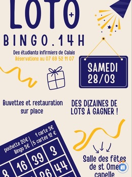 Image du loto Loto des Étudiants en Soins Infirmiers de Calais