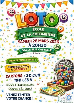 Image du loto Loto Ecole La Colombière