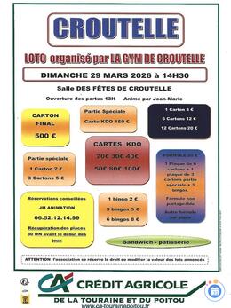 Image du loto GYM CROUTELLE animé par Jean-marie