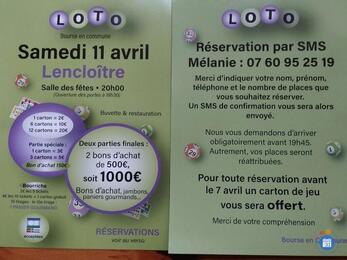 Image du loto Loto bourse en commune