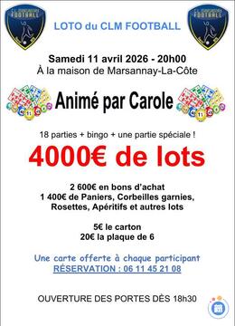 Affiche du loto Loto clm football