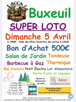 Image du loto Super Loto de la Chasse animé par Rémi