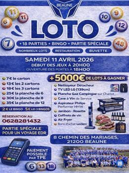 Affiche du loto Super loto du rugby