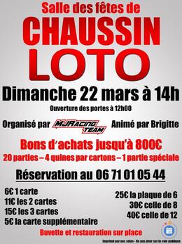 Image du loto Super loto Chaussin 22 mars