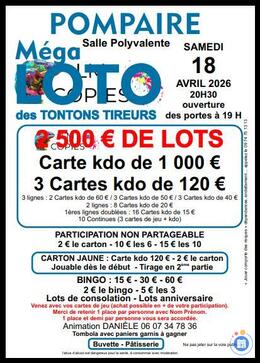 Image du loto Méga loto des Tontons Tireurs