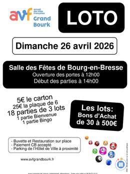 Affiche du loto Grand Loto de l'A VF Grand Bourk