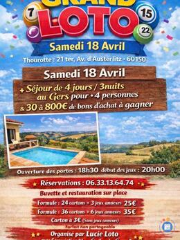 Affiche du loto Grand loto