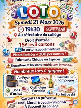 Image du loto Loto collège champagne