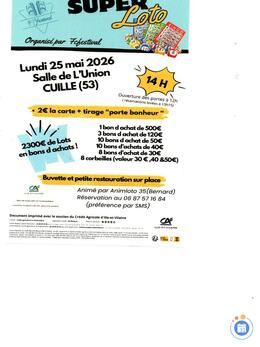 Image du loto Super loto animé par animloto35 bernard