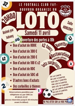 Image du loto Super loto animé par johnny le 11 avril