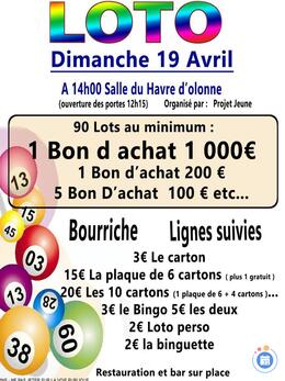 Image du loto loto projets Jeunes