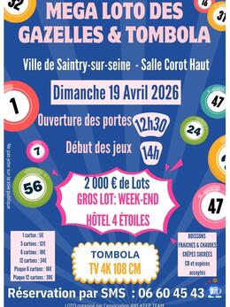 Image du loto Mega loto des gazelles et tombola
