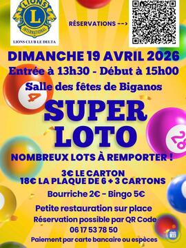 Image du loto Super loto du lions club le delta