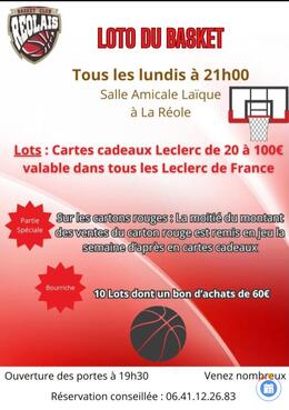 Image du loto Loto du basket