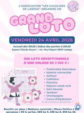 Affiche du loto Loto Association les cavaliers de Labège